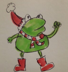 Lotto the Christmas Frog